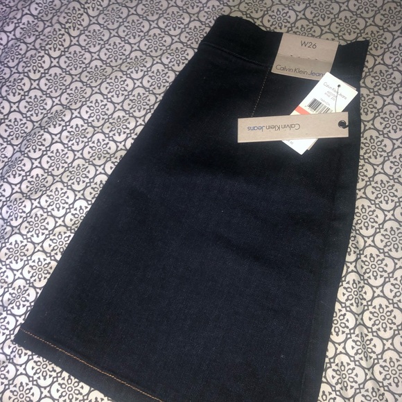 Calvin Klein Denim Skirt - Picture 1 of 4